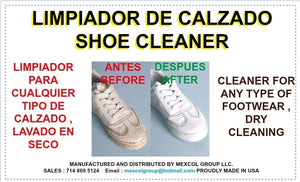 LIMPIADOR DE CALZADO 32 Oz - LIMPIADOR DE ZAPATOS 32 Oz