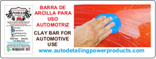 BARRA DE ARCILLA / CLAY BAR