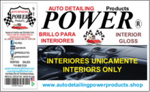 BRILLO PARA INTERIORES - BRIGHTNESS INTERIORS