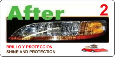 BRILLO PROTECTOR PARA FAROS 4 Oz FARO PROTECTOR BRILLANTE